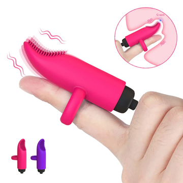 Silicone Clitoral Stimulator / Vaginal Massager Vibrator / Finger Sex Toy for Ladies - EVE's SECRETS